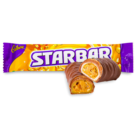 Cadbury Starbar UK 49g Opened, Cadbury, Cadbury Chocolate, UK Candy, UK Chocolate, Cadbury Starbar, Starbar Chocolate, Starbar Candy
