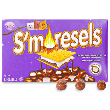 S'moresels Theatre Pack Chocolate Opened  - Movie Theater Candy