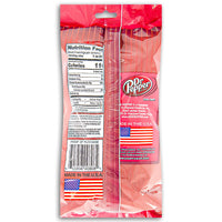 Dr Pepper Cotton Candy 3.1 oz. back, Dr Pepper Cotton Candy, Soda-inspired treats, Flavor explosion, Carnival of taste, Sweet cravings, Fizzy twist, Iconic soda flavor, Melt-in-your-mouth, Whimsical creation, Fun snacks, Candy Funhouse delights, Sweet tooth satisfaction, Unique candy, Fluffy goodness