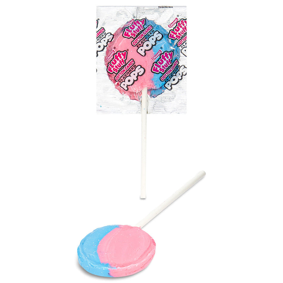 Charms Fluffy Stuff Cotton Candy Pops Open, charms lollipop, charms pop, cotton candy, cotton candy lollipop, retro candy, nostalgic candy