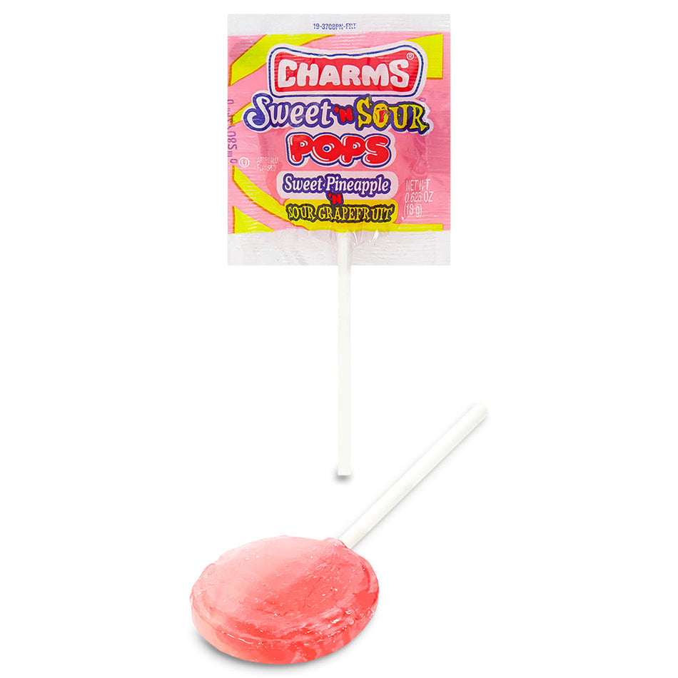 Charms Sweet N Sour Pops Open, charms lollipop, charms pop, lollipop, sweet and sour candy, retro candy, nostalgic candy, retro lollipop, nostalgic lollipop