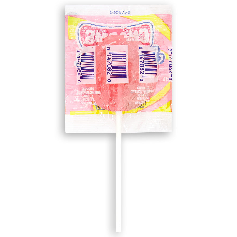 Charms Sweet N Sour Pops Back, charms lollipop, charms pop, lollipop, sweet and sour candy, retro candy, nostalgic candy, retro lollipop, nostalgic lollipop