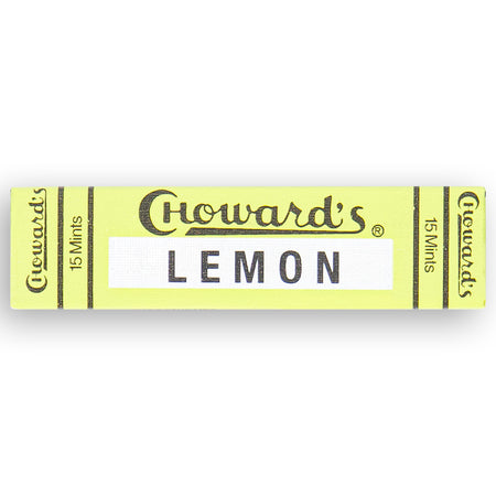 Choward's Lemon Candy Front, Chowards, Lemon Candy, Chowards Candy