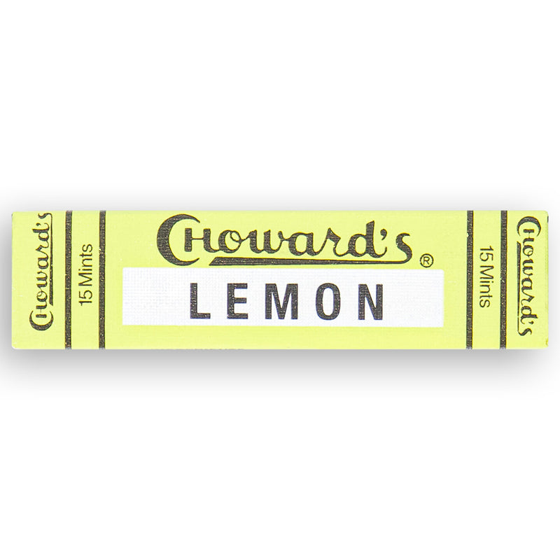 Choward's Lemon Candy Front, Chowards, Lemon Candy, Chowards Candy