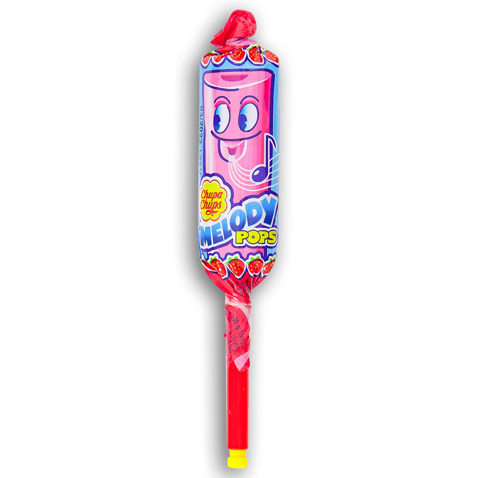 Chupa Chups Melody Pops 17.5g Front, Chupa Chups Lollipops, Chupa Chups Melody Pops, Whistle Lollipops