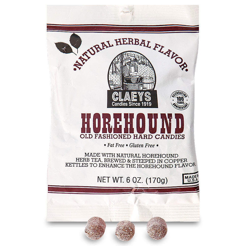 Claeys Horehound Old Fashioned Hard Candies Opened, Hard Candies, Claeys Hard Candies, Horehound Hard Candy, Horehound Candy