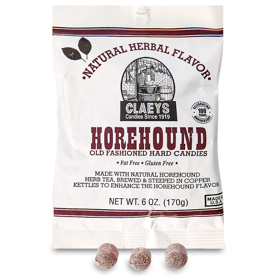 Claeys Horehound Old Fashioned Hard Candies Opened, Hard Candies, Claeys Hard Candies, Horehound Hard Candy, Horehound Candy