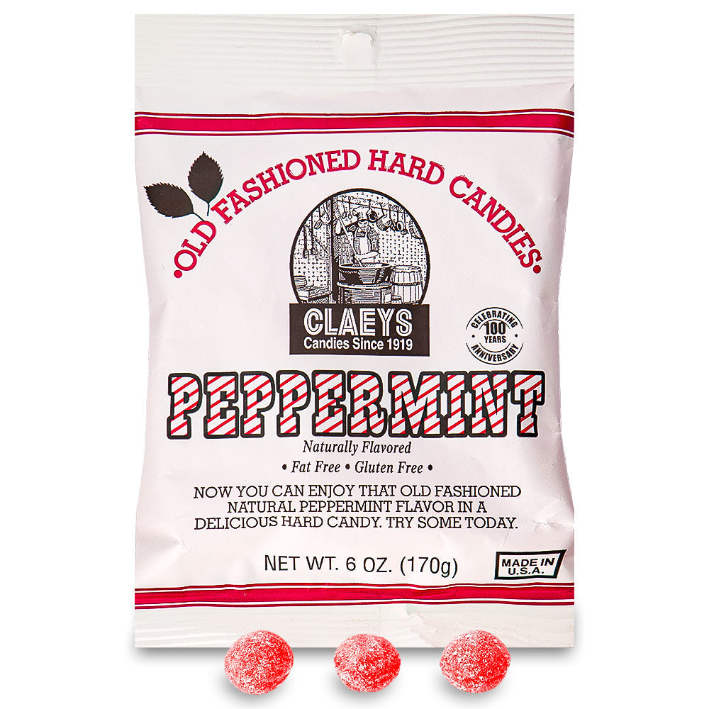 Claeys Peppermint Old Fashioned Hard Candies Open, Claeys Peppermint Old Fashioned Hard Candies, World of winter enchantment, Cool, refreshing breeze of the holidays, Mini snowfall of peppermint goodness, Burst of invigorating flavor, Snowflakes dancing and sleigh bells ringing, Spreading holiday cheer, Minty coolness, Winter wonderland, Holiday magic and festive delight, claeys, claeys candy, old fashioned candy, hard candy, hard candies, old fashioned hard candy, peppermint candy