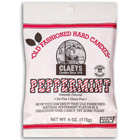 Claeys Peppermint Old Fashioned Hard Candies Front, Claeys Peppermint Old Fashioned Hard Candies, World of winter enchantment, Cool, refreshing breeze of the holidays, Mini snowfall of peppermint goodness, Burst of invigorating flavor, Snowflakes dancing and sleigh bells ringing, Spreading holiday cheer, Minty coolness, Winter wonderland, Holiday magic and festive delight, claeys, claeys candy, old fashioned candy, hard candy, hard candies, old fashioned hard candy, peppermint candy