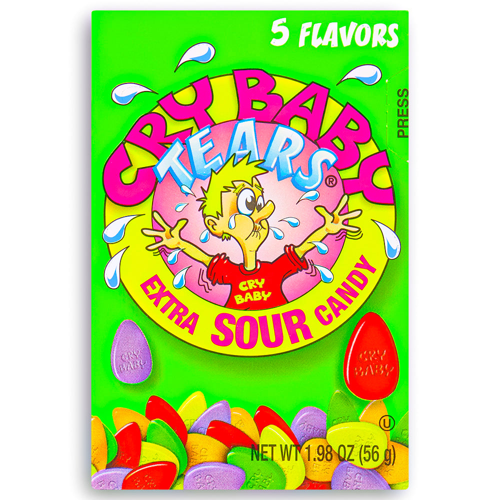 Cry Baby Tears Sour Candy 56g Front - Sour Candies