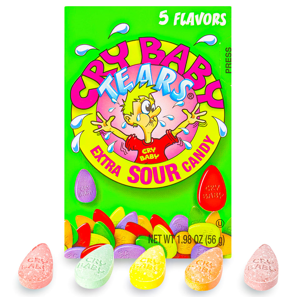 Cry Baby Tears Sour Candy 56g Opened - Sour Candies