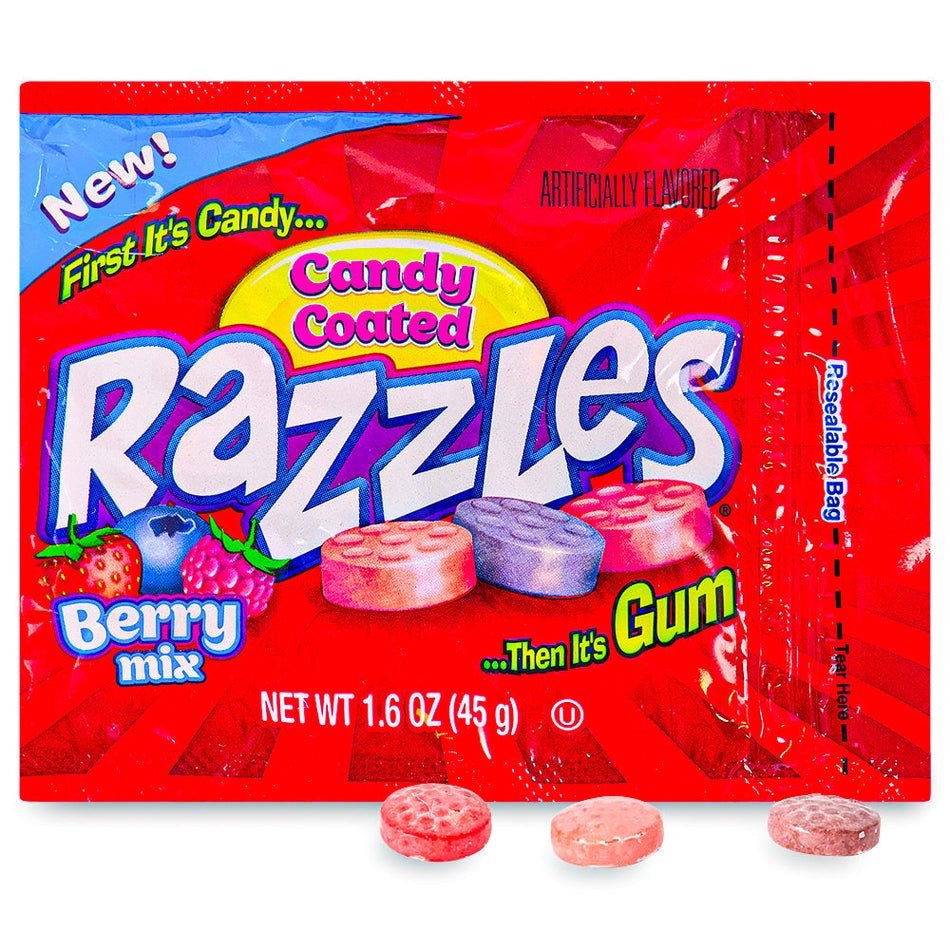 Mini Razzles Razzles Berry Mix | Candy Funhouse – Candy Funhouse US