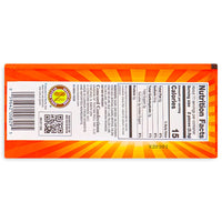 Razzles Tropical Candy 1.4 oz. Back Ingredients Nutrition Facts, Razzles Tropical Candy, Sweet and exotic candy, Burst of fruity goodness, Candy that transforms into gum, razzles, razzles candy