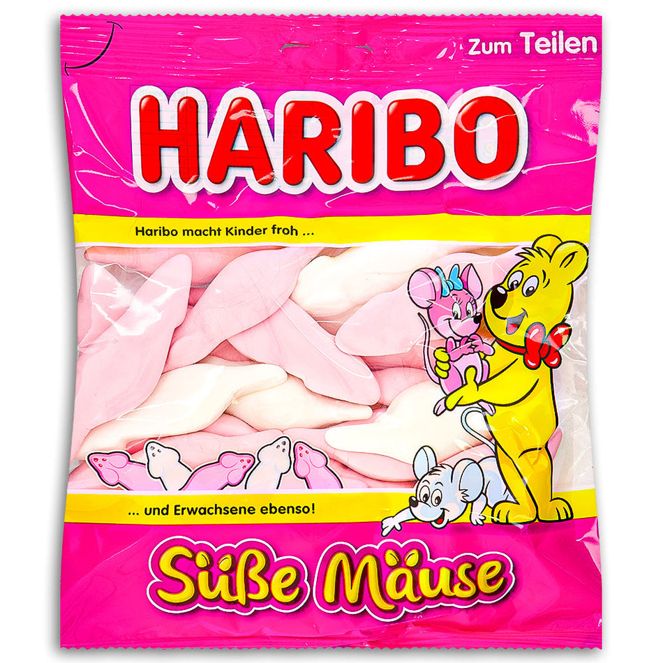 Haribo Sube Mause Candy - 200g, Haribo Sube Mause Candy, Mouse-shaped Gummies, Fruity Flavors, Sweet Delights, Whimsical Candy, Squeak-tacular