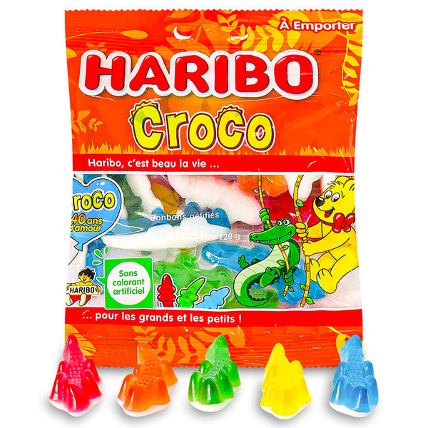 CROCO Haribo 2 Kg, bonbon croco haribo, sachet crocodile Haribo