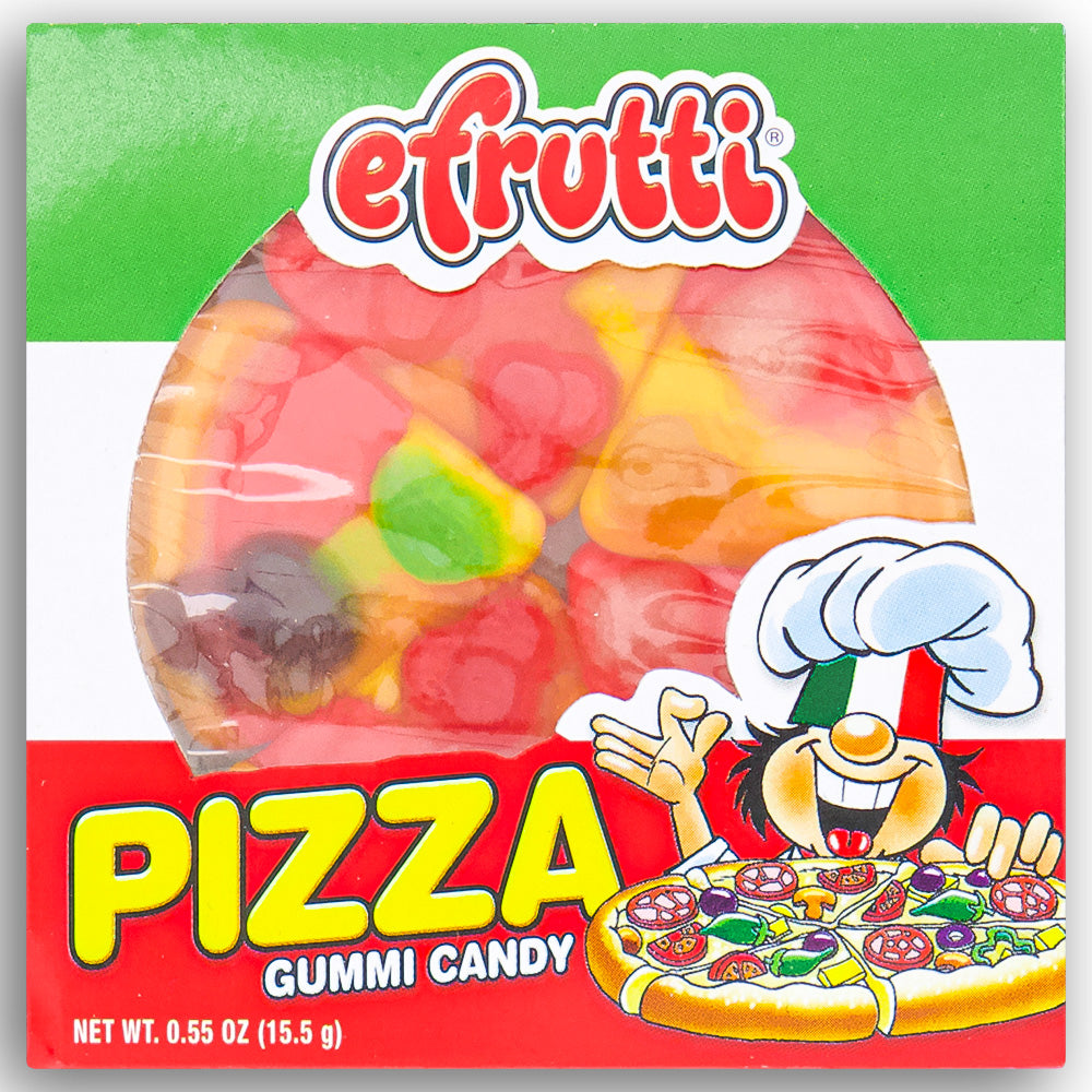 efrutti Gummi Pizza Candy Front, Gummy Candy, Gummy Snacks, eFrutti Gummi Pizza, Gummy Pizza