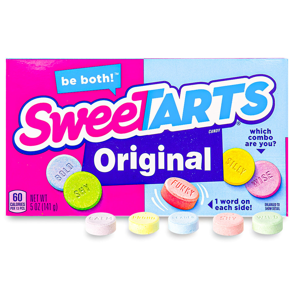 Sweetarts Candy Theatre Pack 5oz Opened, ​​sweetarts, sweetarts candy, classic candy, sweet and tart candy