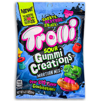 Trolli Sour Gummi Creations Martian Mix 4.25oz Front