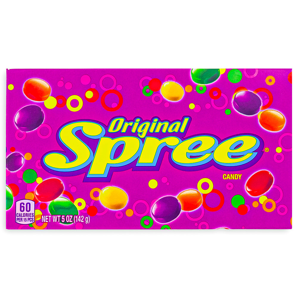 Original Spree Candy Theater Pack 5oz Front, Spree Candy, Spree Hard Candy, Tart Candy, Sweet Candy