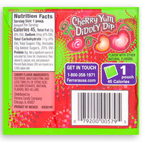 Lik-M-Aid Fun Dip Candy .43 oz Back, Fun Dip, Fun Dip Candy, Lik-M-Aid Fun Dip Candy, Cherry Candy, Green Apple Candy, Blueberry Candy