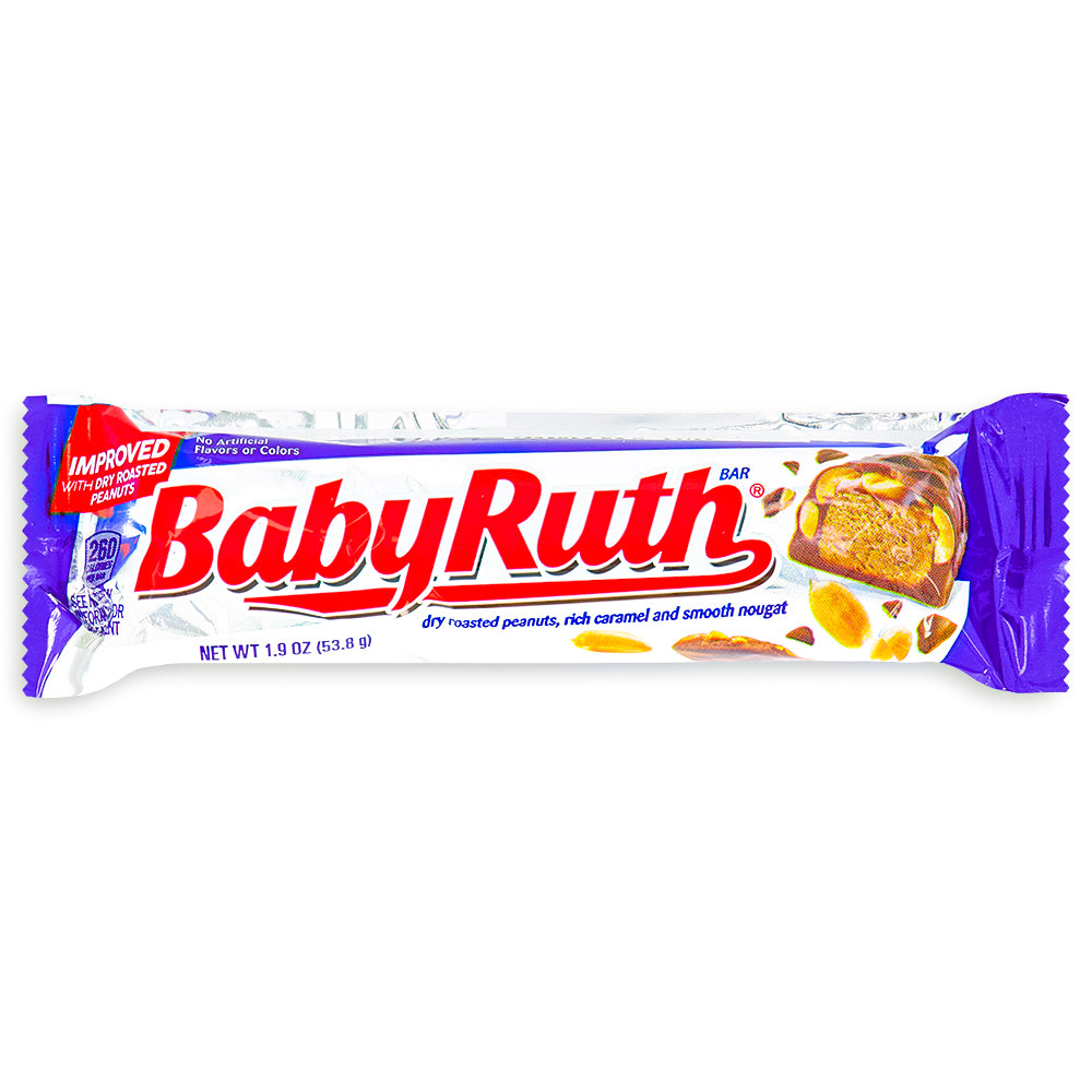 Baby Ruth Candy Bar - Chocolate Bar - Front
