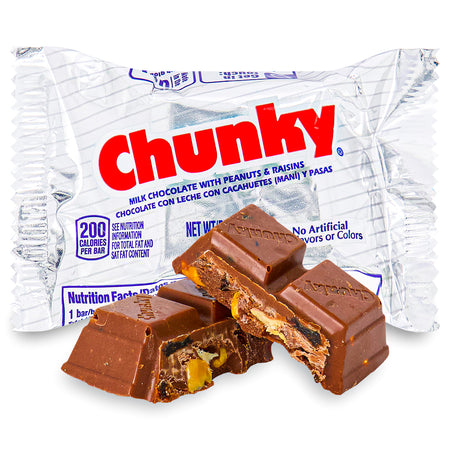 Chunky Chocolate Bar Opened, Chunky, Chunky Candy Bar, Chunky Candy, Chunky Chocolate, Chunky Chocolate Bar