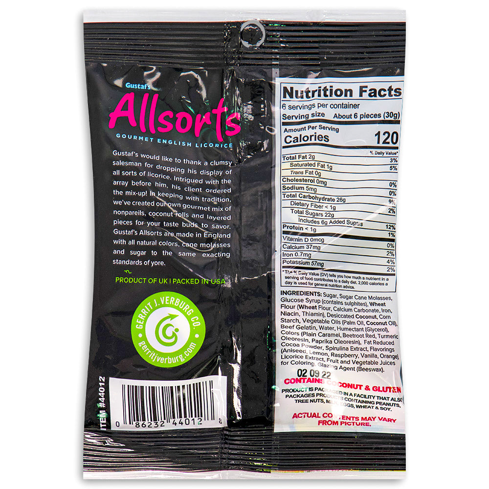 Gustaf's Allsorts Licorice Candies - 6.3 oz Nutrition Facts Ingredients, Gustaf's Allsorts Licorice Candies, candy connoisseur, flavor adventurer, sweet escape, flavor-filled spectacle, playful surprise, candy carnival