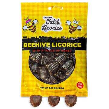 Gustaf's Dutch Licorice Beehive Candy, Gustaf's Dutch Licorice Beehive Candy, candy enthusiast, licorice lover, delicious escape, unique treat, buzzing bees, licorice adventure