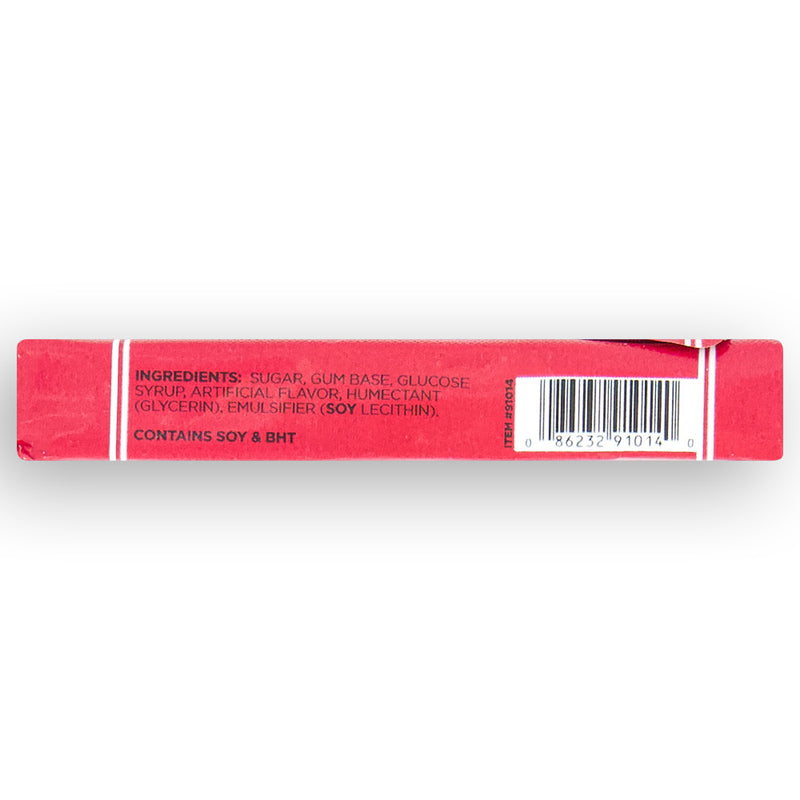 Clove Chewing Gum - Back - Retro Gum from 1914 - Ingredients