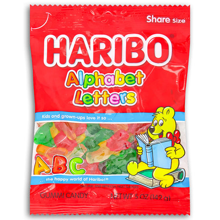 Haribo Alphabet Letters Gummi Candy, Haribo, haribo gummy, haribo gummies