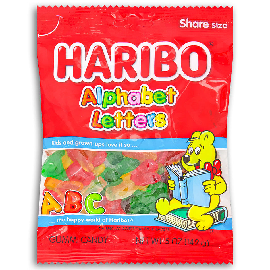 Haribo Alphabet Letters Gummi Candy, Haribo, haribo gummy, haribo gummies