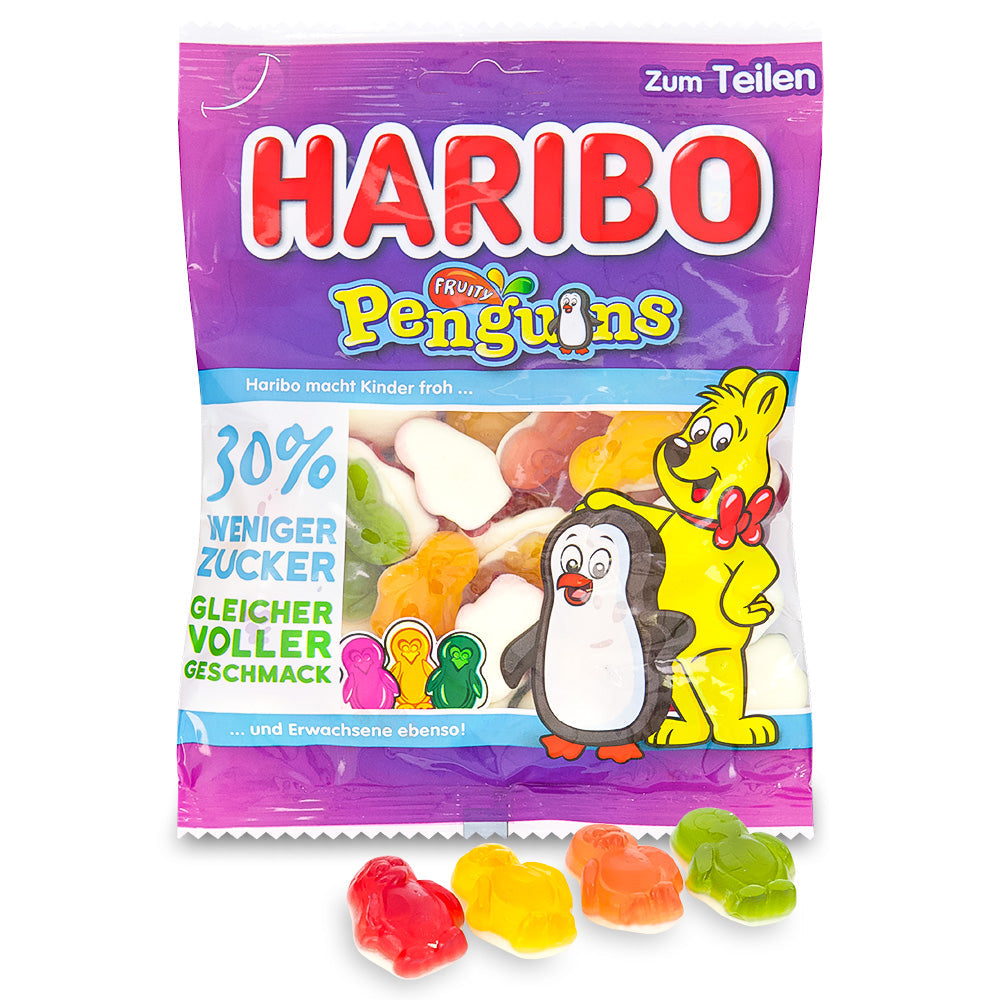 Haribo Fruity Penguins Gummy Candy - 160 g, Haribo Fruity Penguins Gummy Candy, delightful journey, Antarctic of flavors, fruity goodness, taste buds waddle, tropical flavors, rainbow of tastes, candy adventures, fruity fun