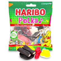 Haribo Polka - 120g, Haribo Polka, Delightful Candies, Playful Colors, Irresistible Fruit Flavors, Sweet Dance Party, haribo, haribo gummy, haribo gummies, german candy, german gummies, gummy candy, gummies