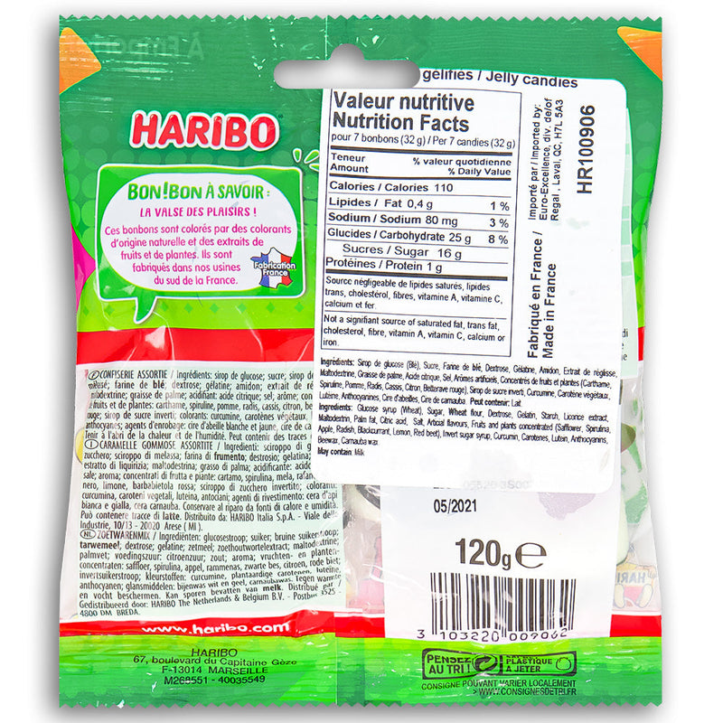 Haribo Polka - 120g Nutrition Facts Ingredients, Haribo Polka, Delightful Candies, Playful Colors, Irresistible Fruit Flavors, Sweet Dance Party, haribo, haribo gummy, haribo gummies, german candy, german gummies, gummy candy, gummies