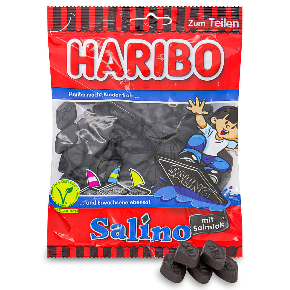 Haribo Salino Licorice Candy-200 g, Haribo Salino Licorice Candy, Licorice Wheels, Sweet and Salty, Playful Flavors, Whimsical Journey, Satisfy Your Sweet Tooth