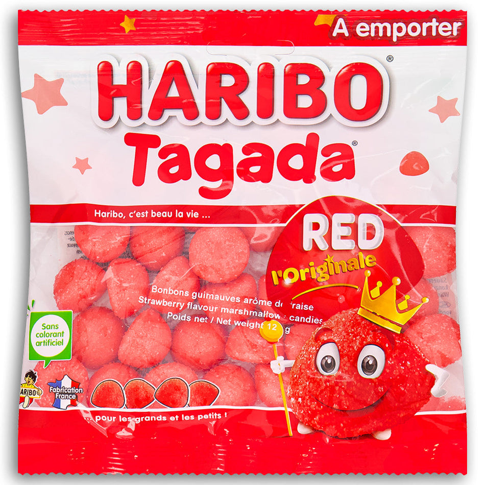 Haribo Tagada - 120g, Haribo Tagada, Berrylicious Carnival, Sweet Adventure, Fruity Flavors, Whimsical Treats, Chewy Delight, Sweet Cravings, Gummy Fun, Carnival Performers