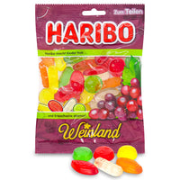 Haribo Weinland Wine Gums-200 g, Haribo Weinland Wine Gums, wine gum candy, fruity flavors, sweet adventure, chewy candy, candy connoisseur, haribo, haribo gummy, haribo gummies, german candy, sour gummy, sour gummies, german gummies, gummies, gummy candy, best gummies