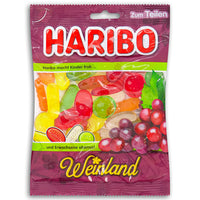 Haribo Weinland Wine Gums-200 g, Haribo Weinland Wine Gums, wine gum candy, fruity flavors, sweet adventure, chewy candy, candy connoisseur, haribo, haribo gummy, haribo gummies, german candy, sour gummy, sour gummies, german gummies, gummies, gummy candy, best gummies