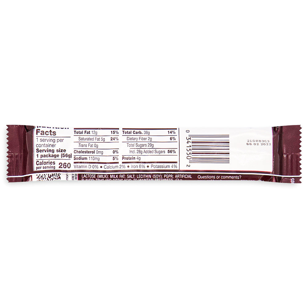 5th Avenue Bar - Old Fashioned Candy Bars - Nutritional Info - Ingredients
