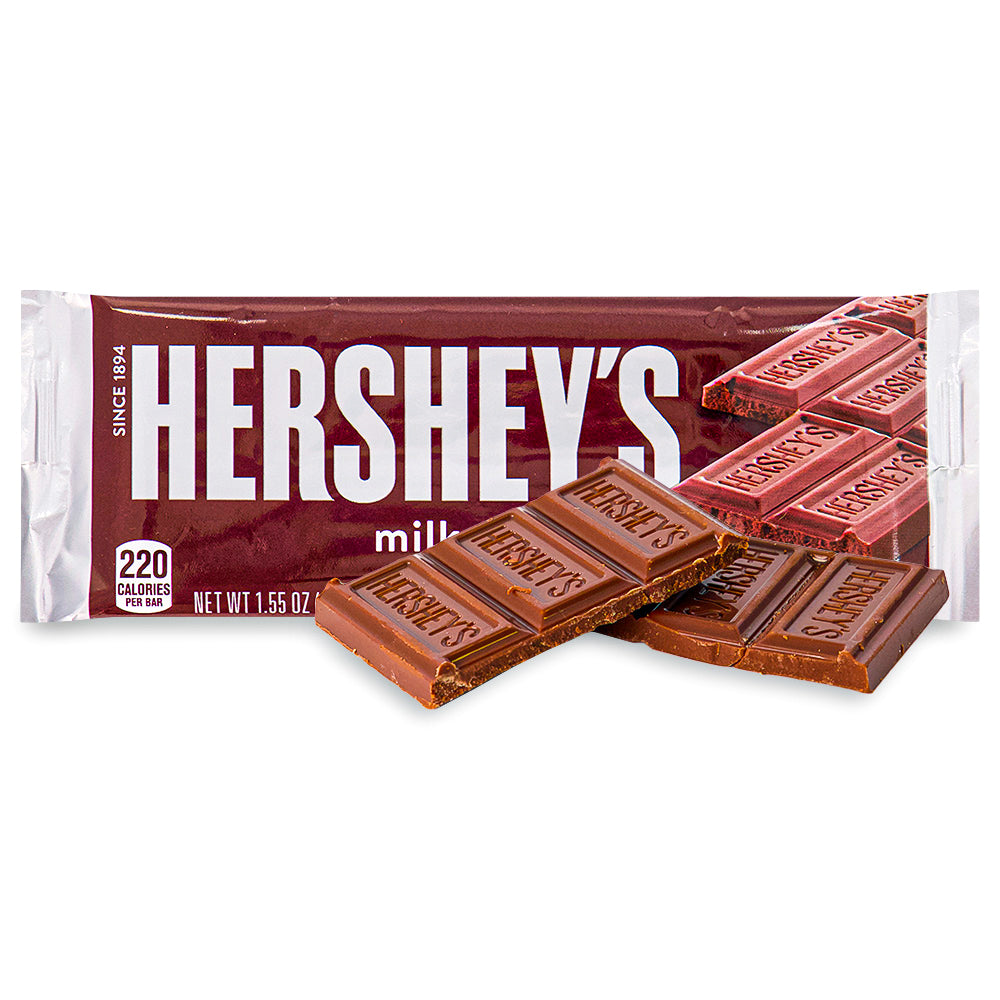 Hershey  Chocolate Bar - American  Chocolate Bars-1.55oz Opened