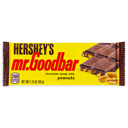 Mr. Goodbar 1.75oz Chocolate Front, Mr.Goodbar, Mr.Goodbar Candy, Hersheys Chocolate, Hershey's Candy, Hershey's Chocolate
