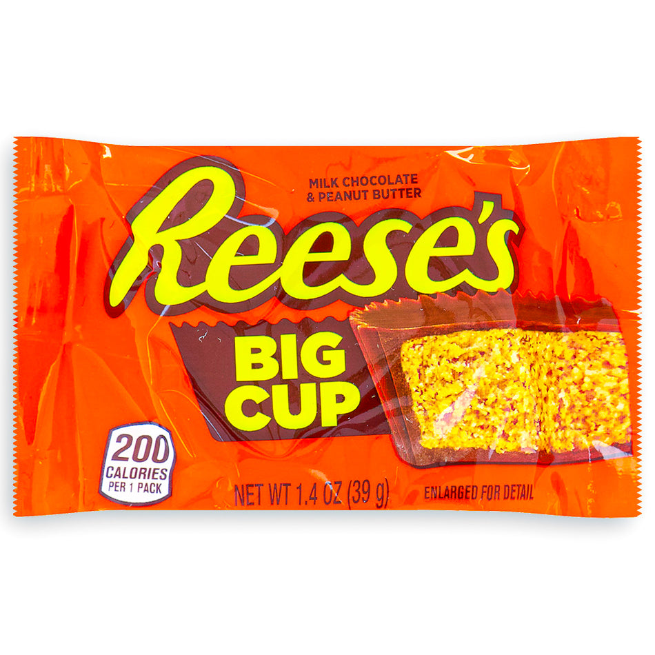 Reese's Big Cup 1.4oz Front, Reeses, reeses chocolate, reeses cups, reeses big cups, reeses peanut butter cups