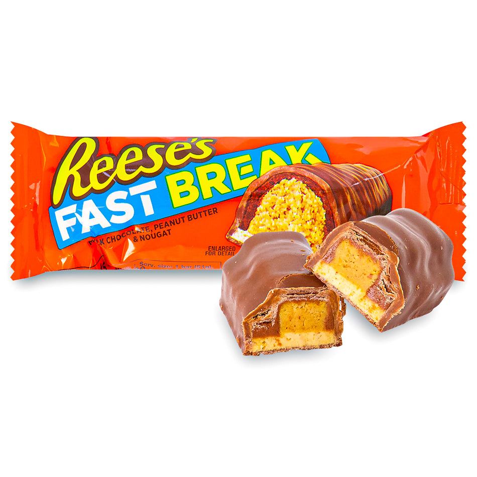 Reese's Fast Break Bar 51g Opened, Reeses, reeses chocolate, reeses cups, reeses peanut butter cups, peanut butter cups, reeses fast break, reeses fast break bar, reese's fast break, reese's fast break bar