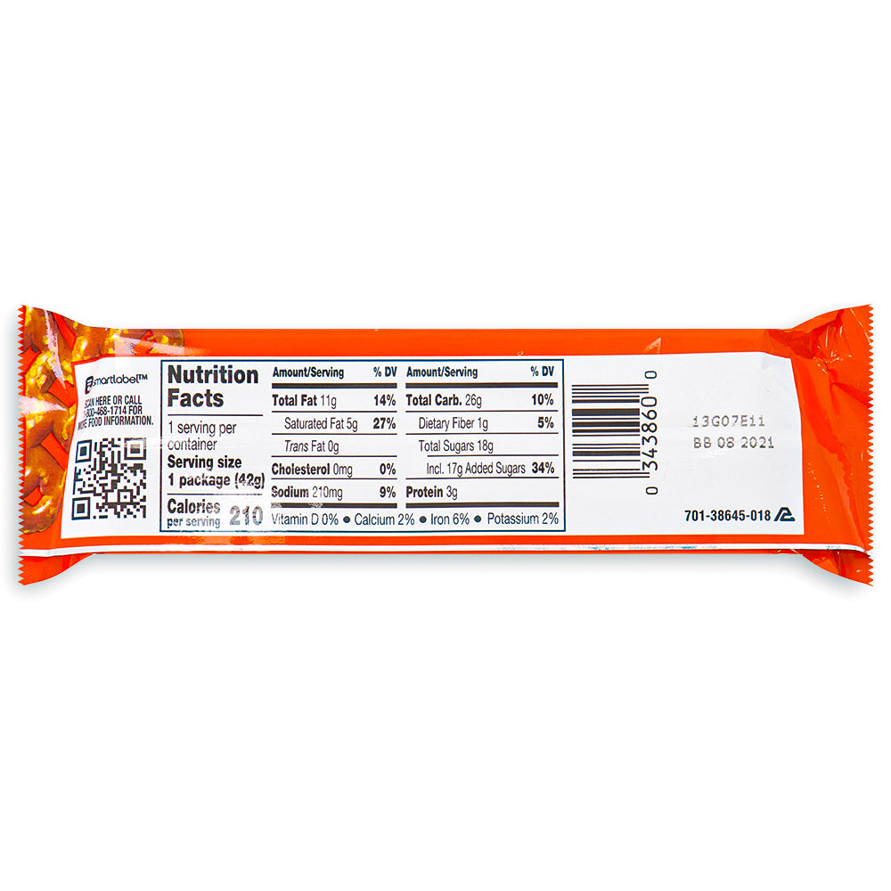 Reese's Take 5 Candy Bar  42g Back, Reeses, reeses chocolate, reeses cups, reeses peanut butter cups, peanut butter cups, take 5 candy bar, reeses take 5