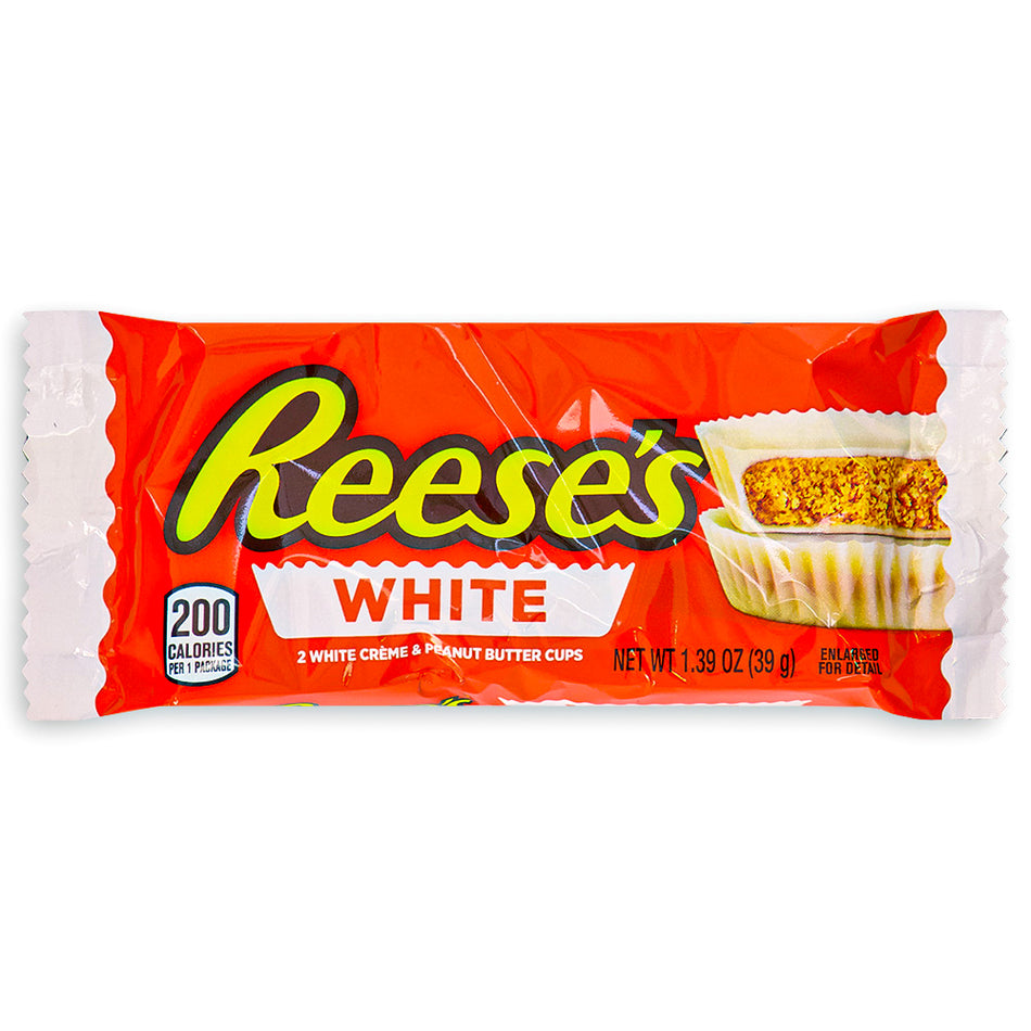 Reese's White Peanut Butter Cups 39g Front - White Chocolate from Reese's