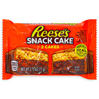 Reese's Snack Cake 2.75oz Front, Reeses, reeses chocolate, reeses cups, reeses peanut butter cups, peanut butter cups, reeses, snack cake, reese's snack cake