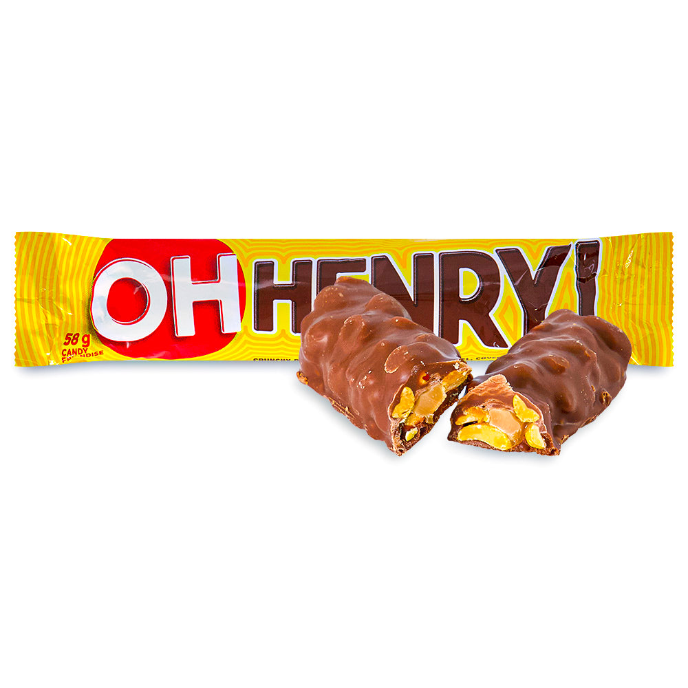 Oh Henry! Chocolate Bar Opened, oh henry chocolate, canadian chocolate, oh henry chocolate bar, caramel chocolate, peanut chocolate bar
