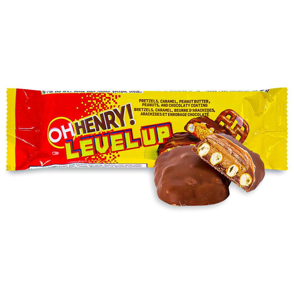 Oh Henry! Level Up 42 g - Hershey's Canada -Opened