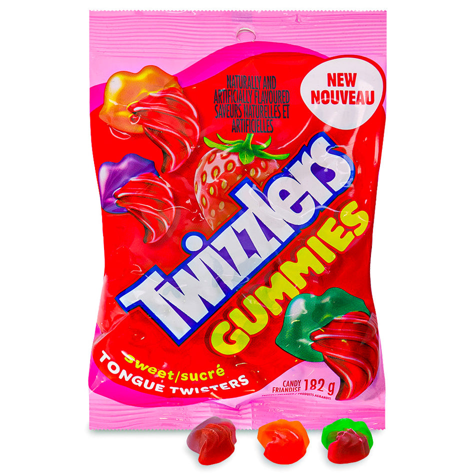 Twizzlers Gummies Sweet Tongue Twisters 182g Open, Twizzlers Gummies Sweet Tongue Twisters, Flavor-Packed Carnival, Fruity Delights, Sweet Cravings, Luscious Strawberry, Zingy Orange, Tongue-Twisting Adventure, Share the Fun, Sweet Symphony, Snack Delight, twizzler, twizzlers, twizzlers licorice, twizzler licorice, twizzlers candy, twizzler candy
