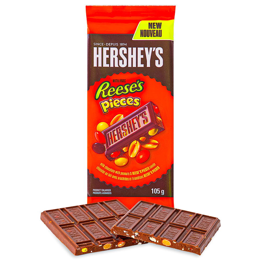 Hershey's with Reese's Pieces - 105 g, Hershey's with Reese's Pieces, chocolatey fun, Hershey's chocolate, Reese's Pieces